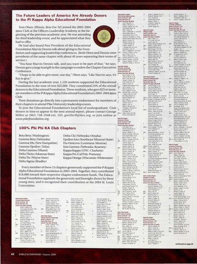 The Future Leaders Of America Are Already Donors.....